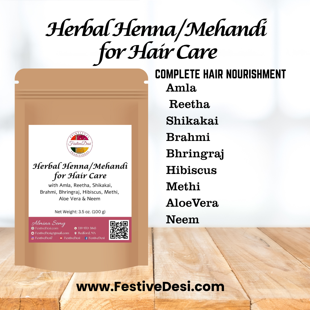 Herbal Henna Powder for Hair and Beard | 100 Grams