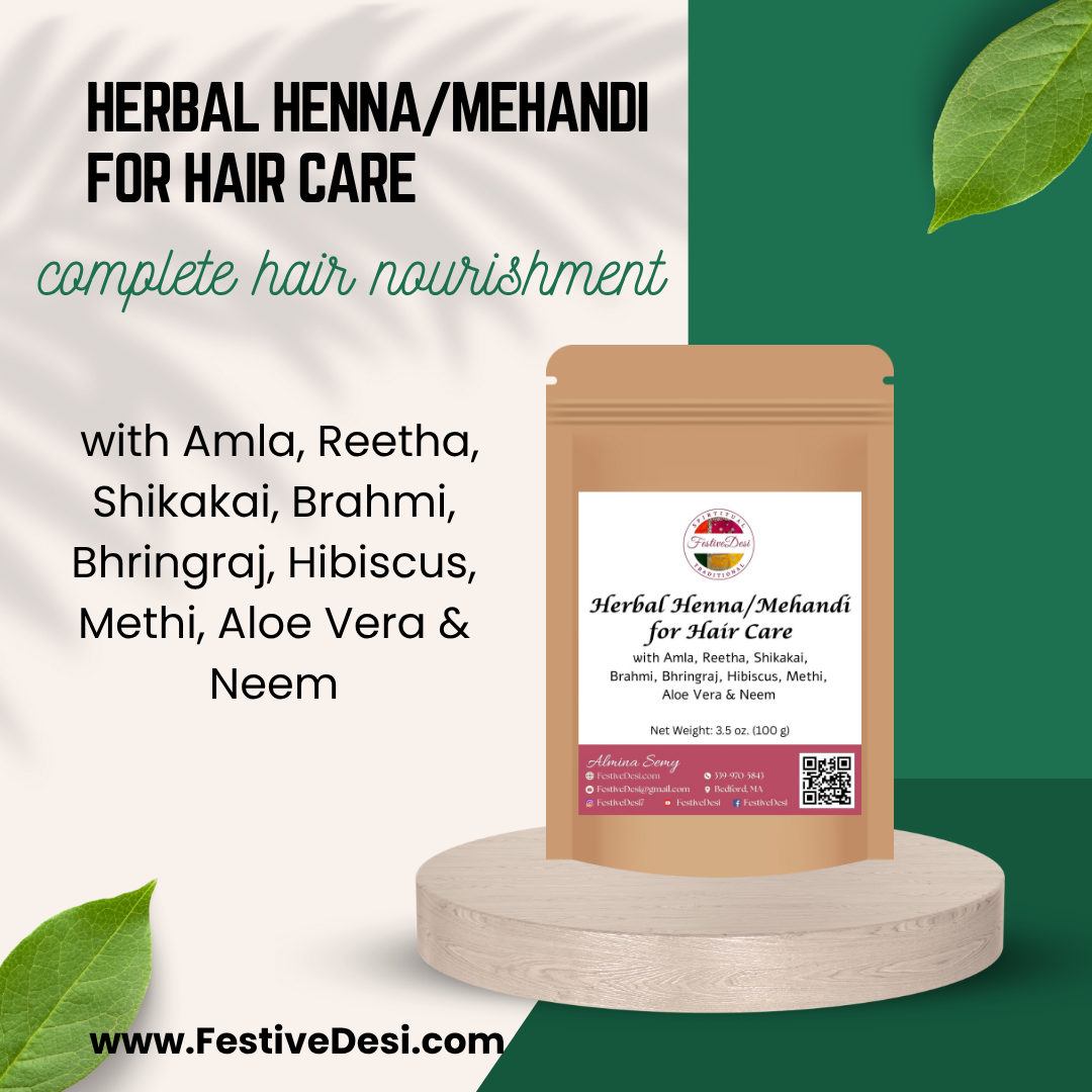 Herbal Henna Powder for Hair and Beard | 100 Grams