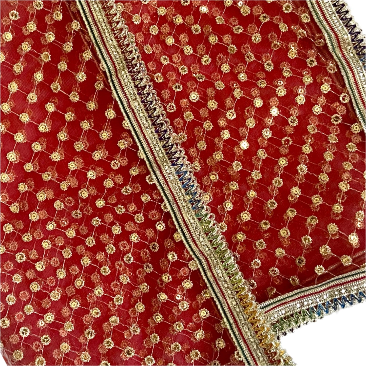 Pooja Red Large Chunni