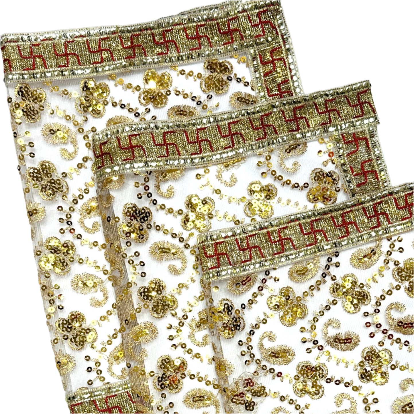 Pooja Medium Chunni White