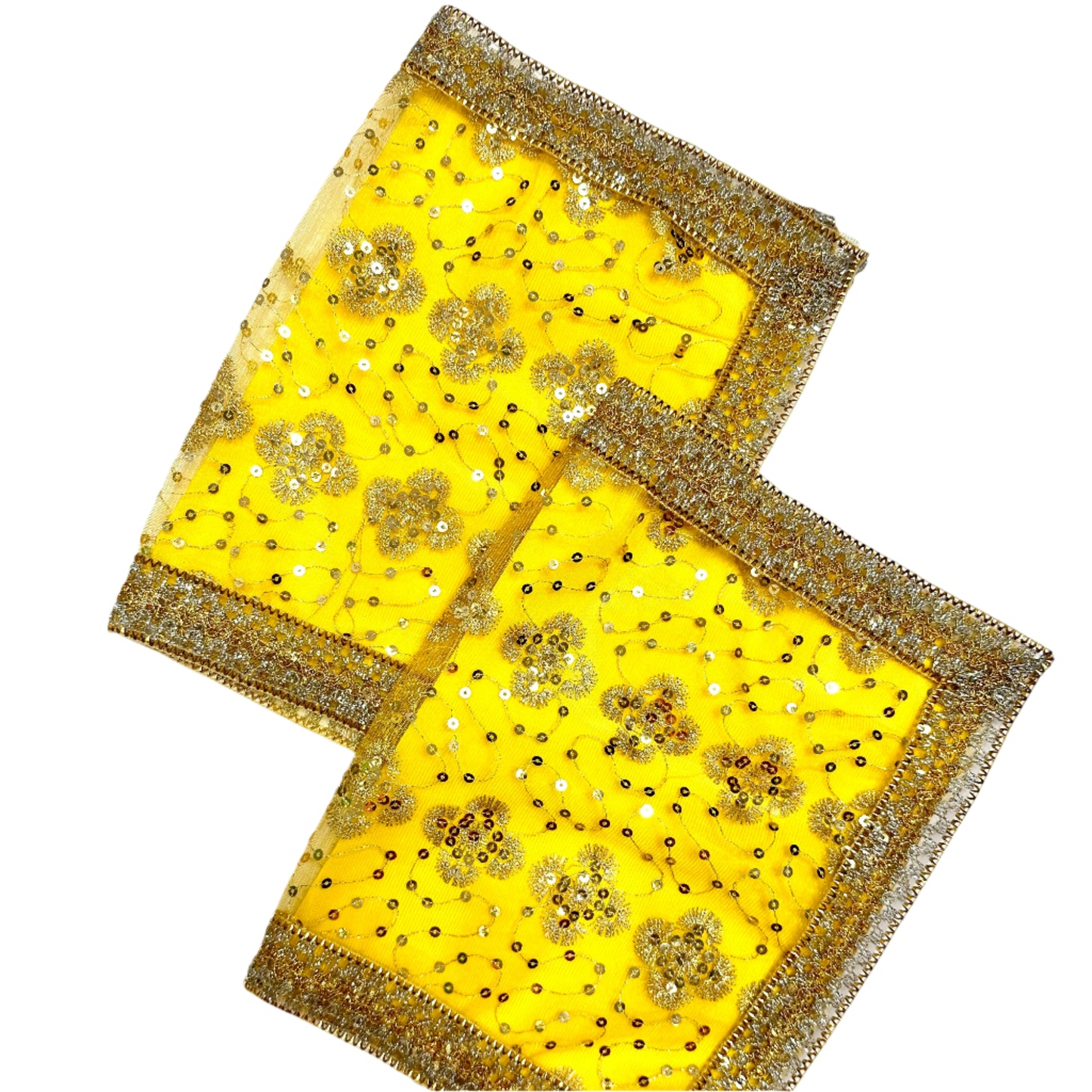 Pooja Medium Chunni Yellow