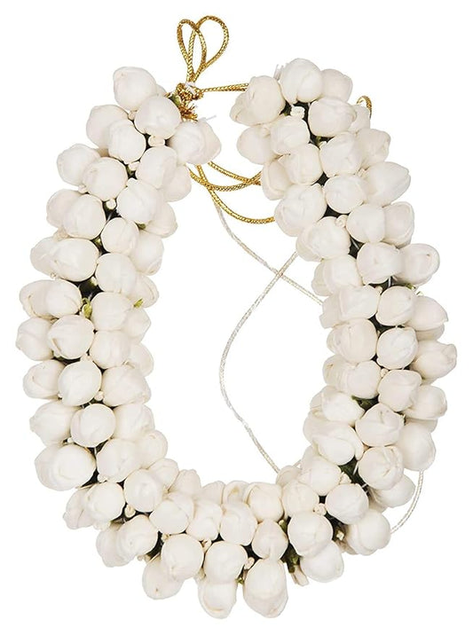 Traditional Floral Jasmine Mogra Hair Garland (Gajra) – Indian Hair Accessory