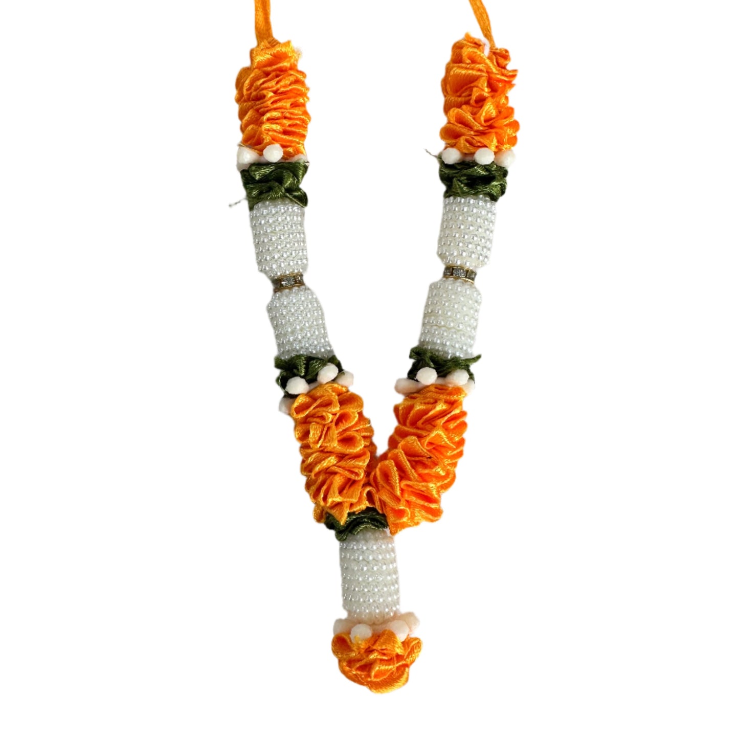 Pooja Mini Haar Yellow