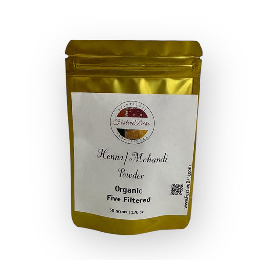 Natural Henna Powder for Henna Designing | Body Art Quality | Five Filtered | 100 grams