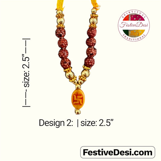 Mini Haar Mala – Artificial Garland for God Idols, Mandir & Pooja Decoration