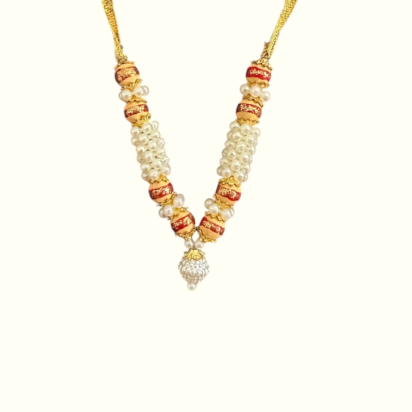Mini Haar Mala – Artificial Garland for God Idols, Mandir & Pooja Decoration