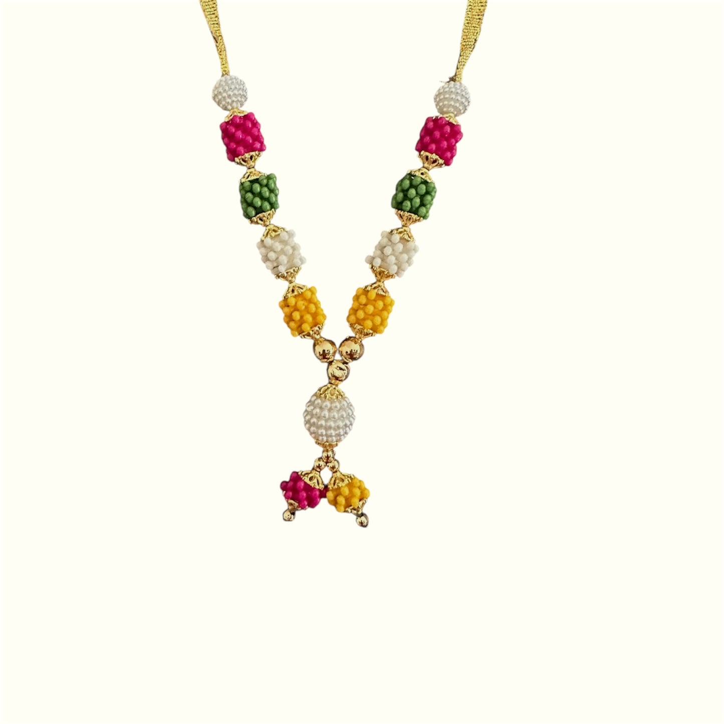 Mini Haar Mala – Artificial Garland for God Idols, Mandir & Pooja Decoration