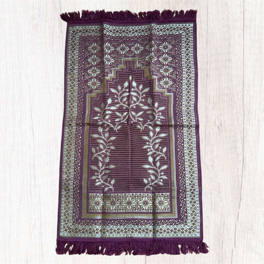 Islamic/Muslim Prayer Rug | Janamaz | Namaz - Floral Design