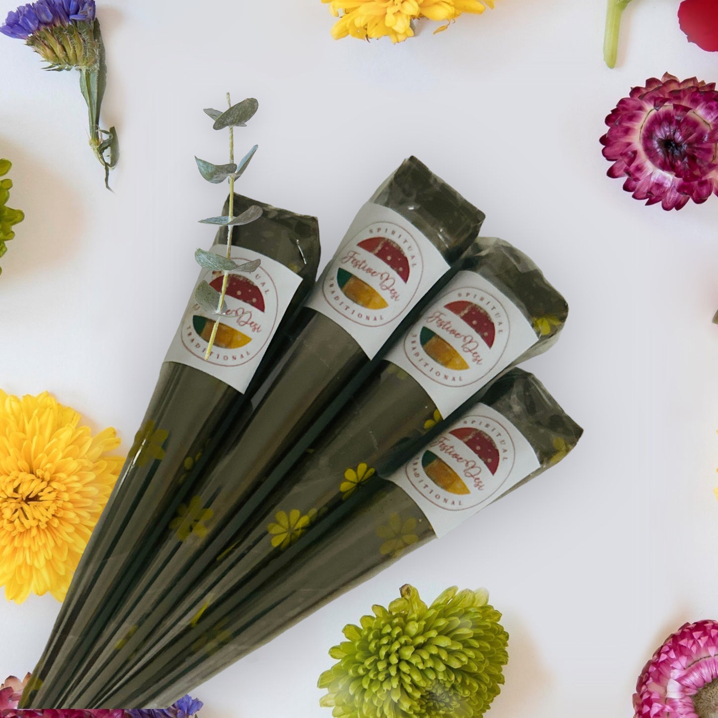 Four Henna Cones