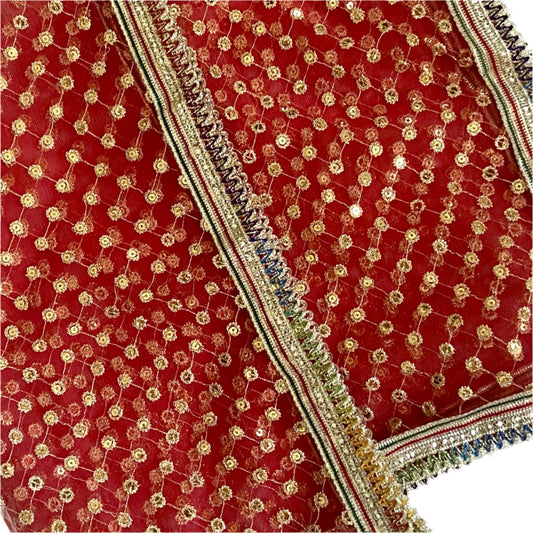 Pooja Red Large Chunni