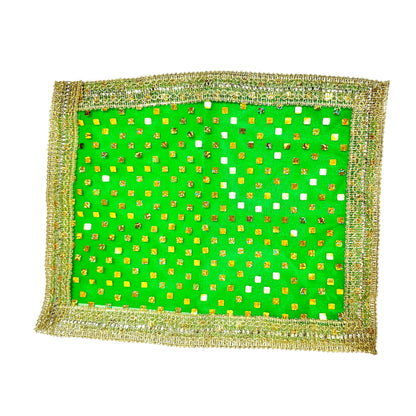 Small Pooja Chunni Green