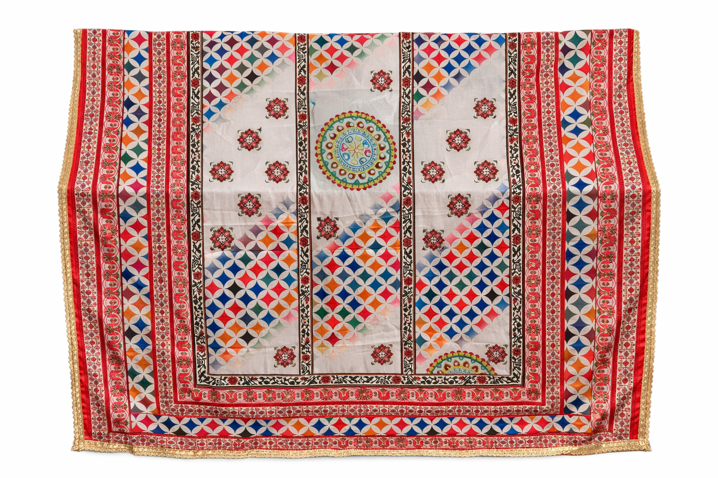 Ethnic Mirror Work Dupatta: Versatile Scarf & Stole