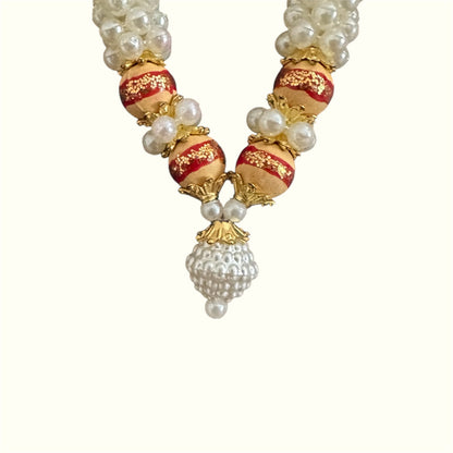 Mini Haar Mala – Artificial Garland for God Idols, Mandir & Pooja Decoration