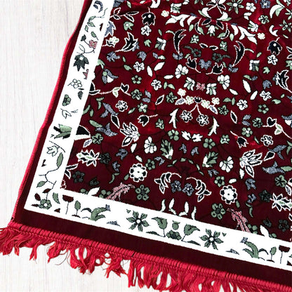 Islamic/Muslim Prayer Rug | Janamaz | Namaz Sajadah - Floral Mihrab Design