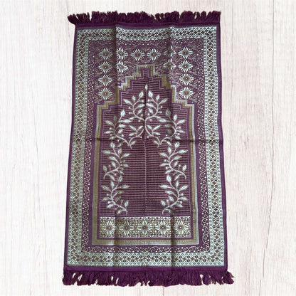 Islamic/Muslim Prayer Rug | Janamaz | Namaz - Floral Design