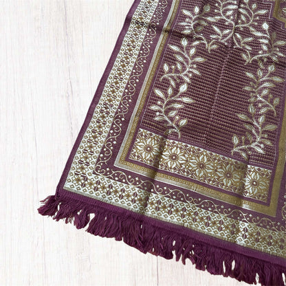 Islamic/Muslim Prayer Rug | Janamaz | Namaz - Floral Design